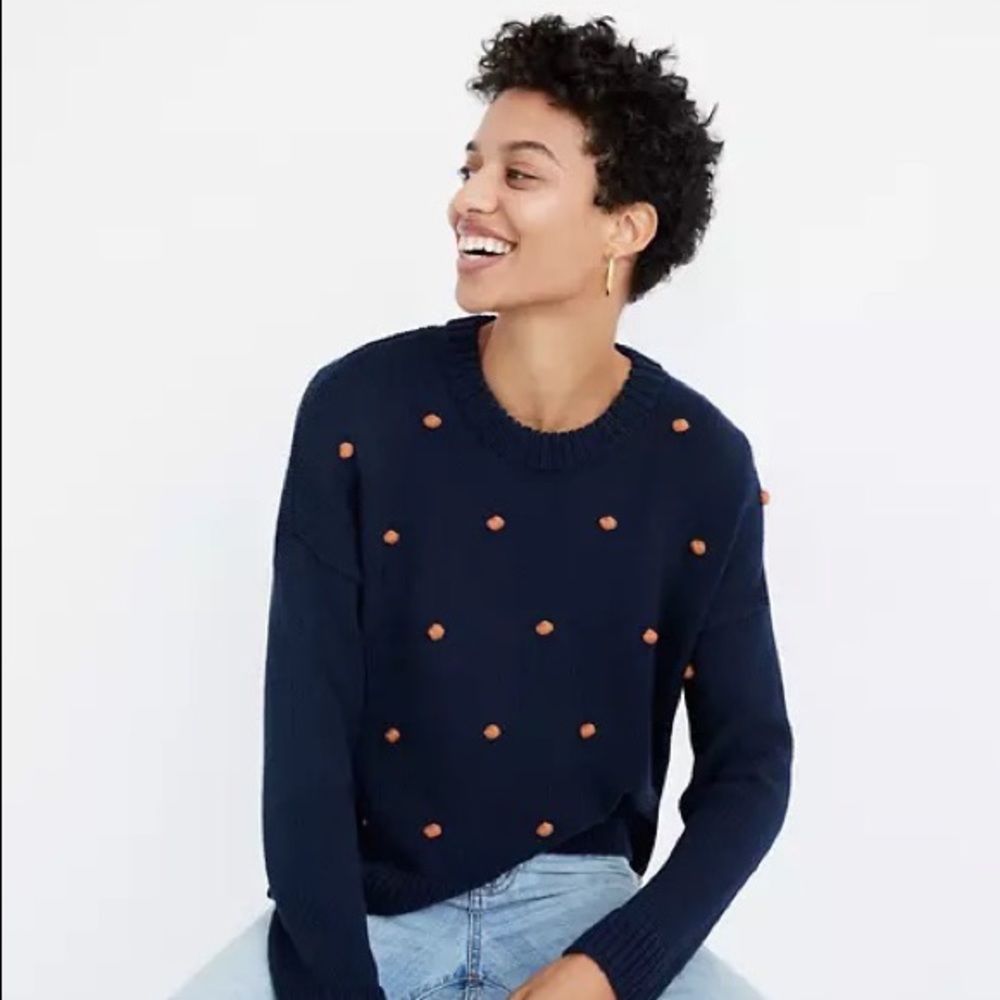 Madewell pompon sweater